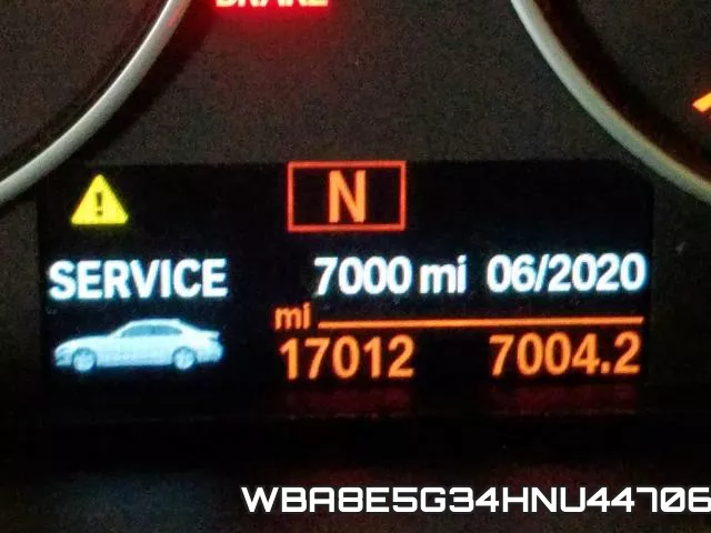 WBA8E5G34HNU44706 фото 8