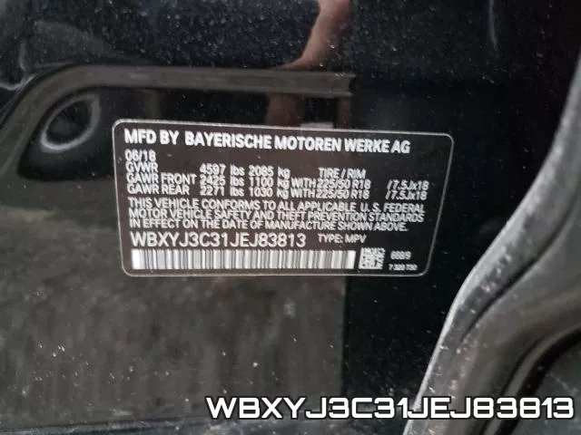 WBXYJ3C31JEJ83813 фото 2