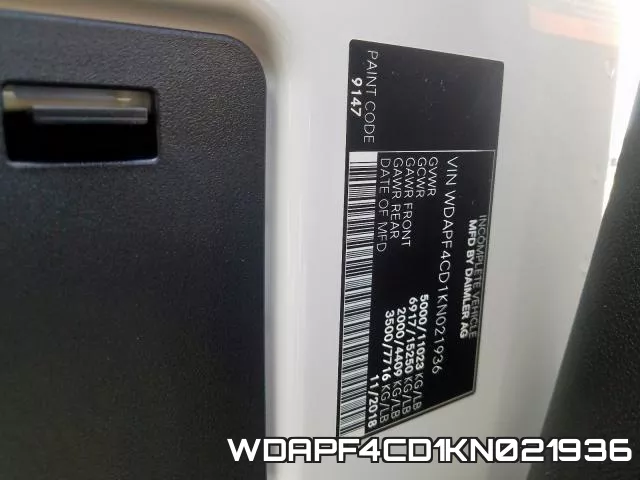 WDAPF4CD1KN021936 фото 2