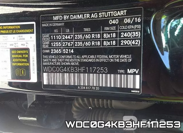 WDC0G4KB3HF117253 фото 7