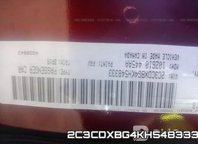 2C3CDXBG4KH548333 фото 9