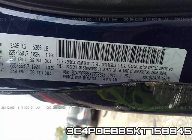 3C4PDCBB5KT758845 фото 8