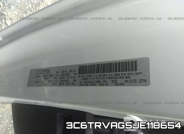 3C6TRVAG5JE118654 фото 8