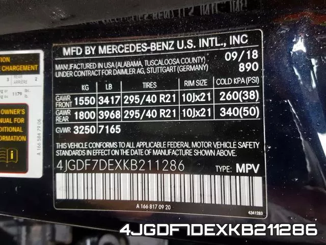 4JGDF7DEXKB211286 фото 2