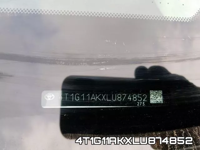 4T1G11AKXLU874852 фото 2