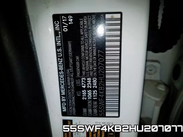 55SWF4KB2HU207077 фото 2