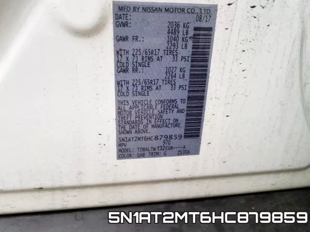 5N1AT2MT6HC879859 фото 2