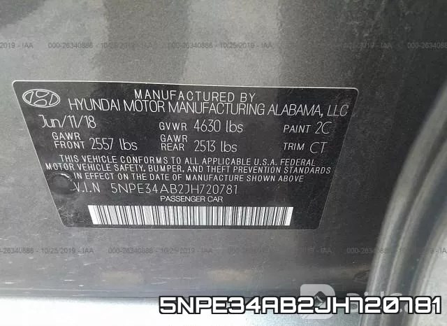 5NPE34AB2JH720781 фото 7