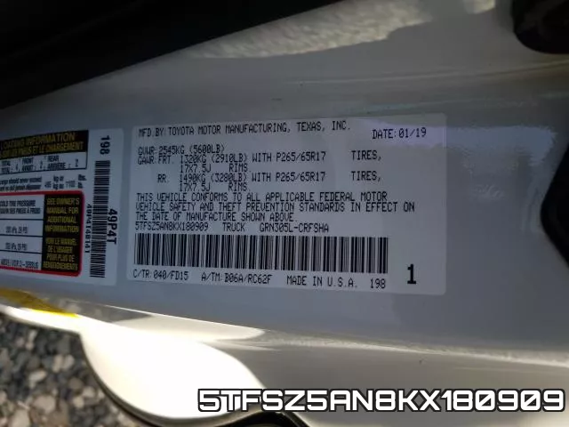 5TFSZ5AN8KX180909 фото 2