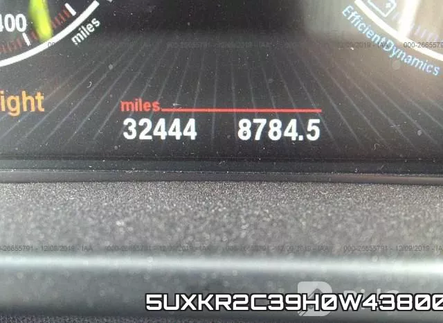 5UXKR2C39H0W43800 фото 8