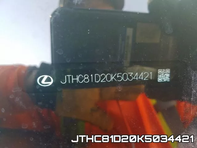 JTHC81D20K5034421 фото 2