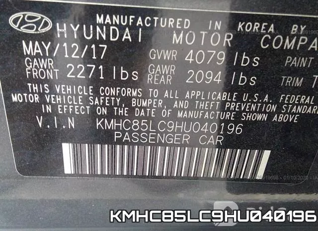 KMHC85LC9HU040196 фото 8