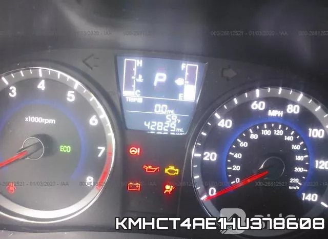 KMHCT4AE1HU378608 фото 6