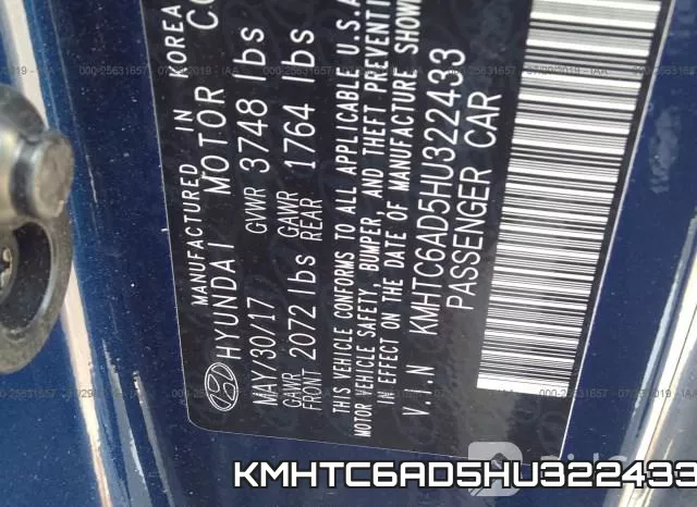 KMHTC6AD5HU322433 фото 6