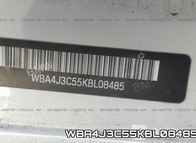 WBA4J3C55KBL08485 фото 6