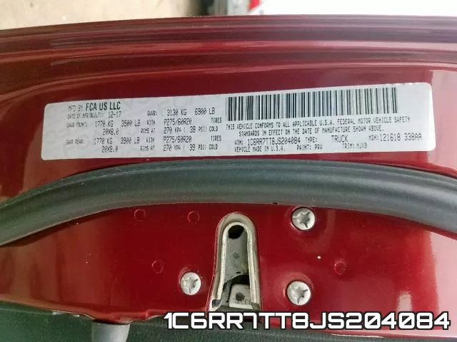 1C6RR7TT8JS204084 фото 2