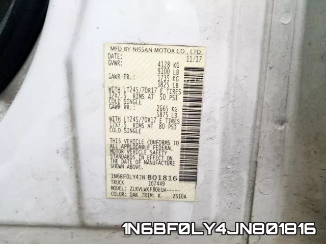 1N6BF0LY4JN801816 фото 2