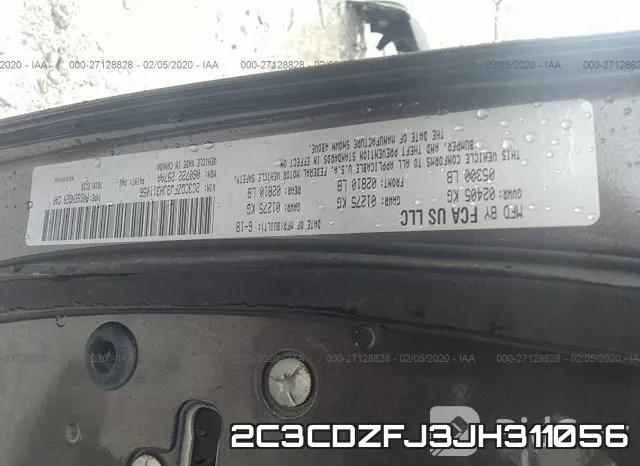 2C3CDZFJ3JH311056 фото 8