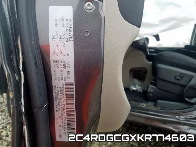 2C4RDGCGXKR774603 фото 2