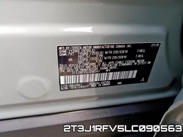 2T3J1RFV5LC090563 фото 2