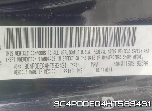 3C4PDDEG4HT583431 фото 9