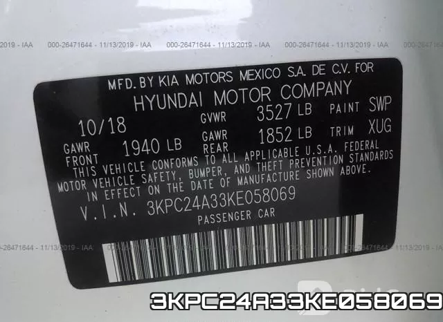 3KPC24A33KE058069 фото 8