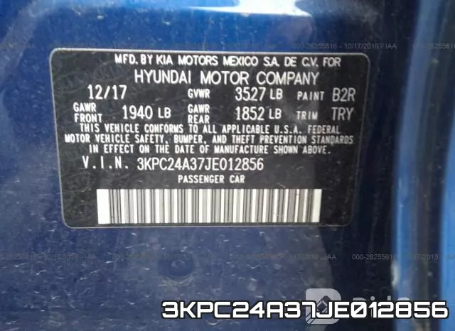 3KPC24A37JE012856 фото 7