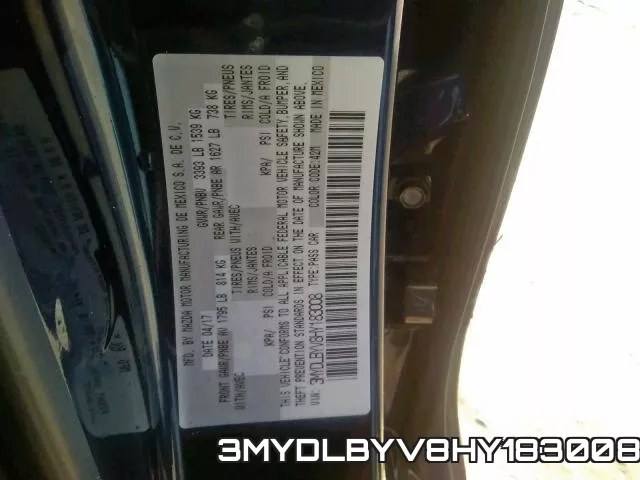 3MYDLBYV8HY183008 фото 2