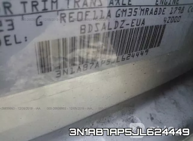 3N1AB7AP5JL624449 фото 7