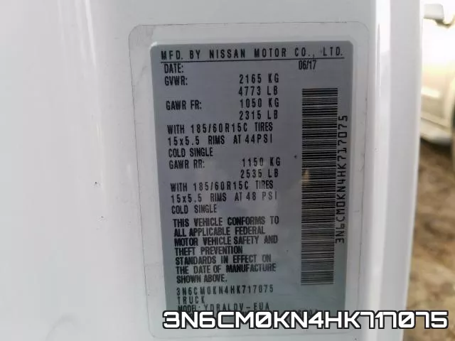 3N6CM0KN4HK717075 фото 2