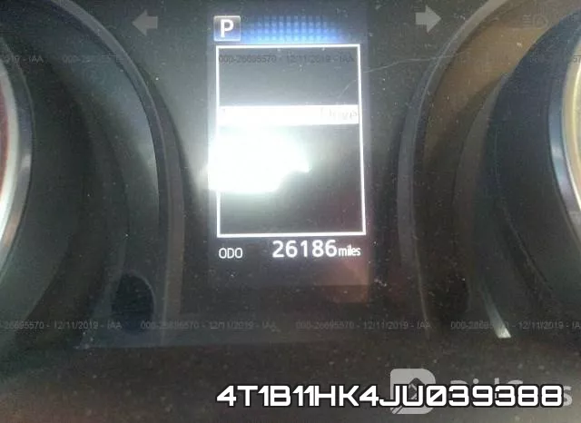 4T1B11HK4JU039388 фото 7