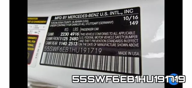 55SWF6EB1HU191719 фото 2
