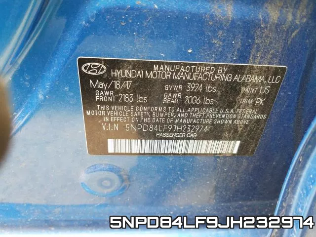 5NPD84LF9JH232974 фото 2