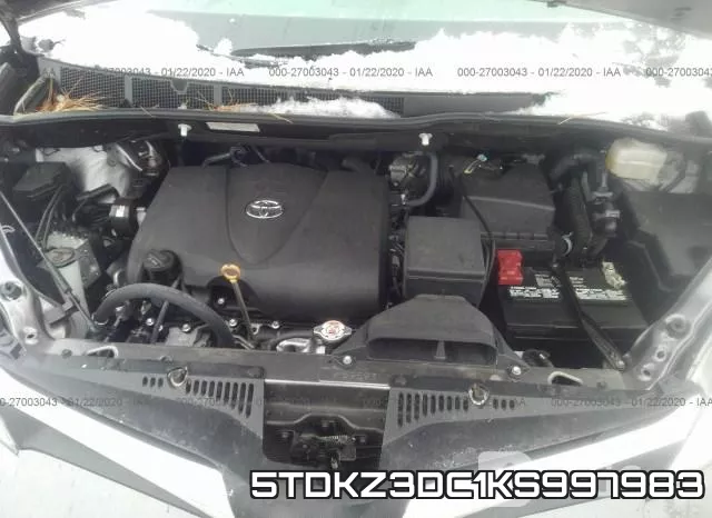 5TDKZ3DC1KS997983 фото 2