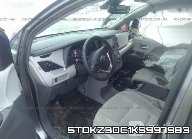 5TDKZ3DC1KS997983 фото 5