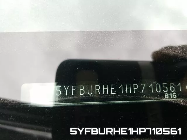 5YFBURHE1HP710561 фото 2