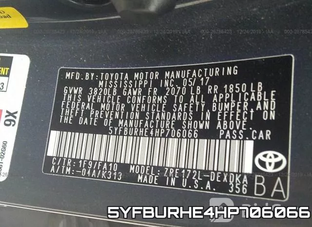 5YFBURHE4HP706066 фото 6