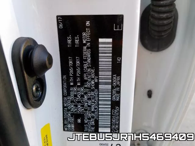 JTEBU5JR7H5469409 фото 2