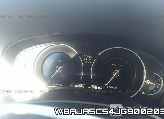 WBAJA5C54JG900203 фото 8