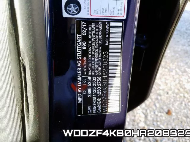 WDDZF4KB0HA208323 фото 2