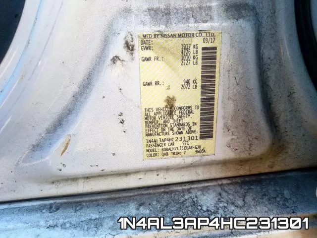 1N4AL3AP4HC231301 фото 2