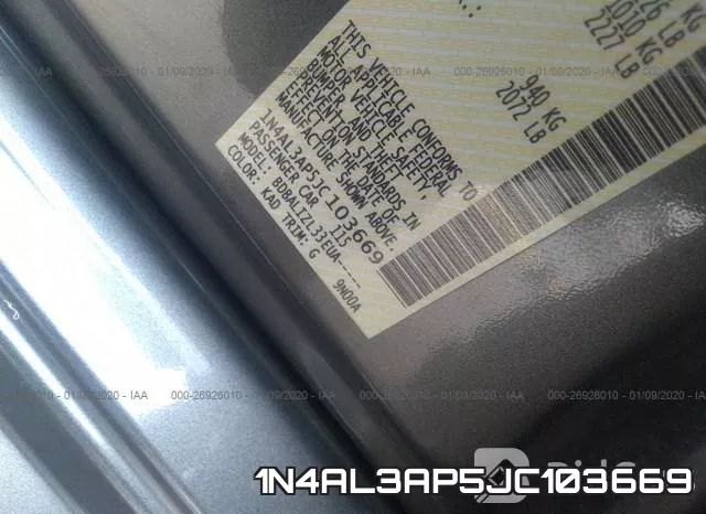 1N4AL3AP5JC103669 фото 8