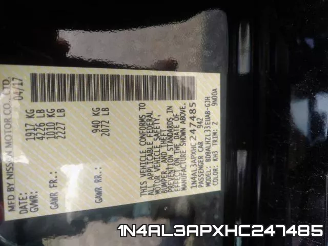 1N4AL3APXHC247485 фото 2