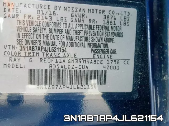 3N1AB7AP4JL621154 фото 2
