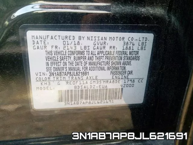 3N1AB7AP8JL621691 фото 2