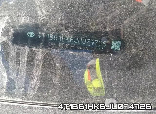 4T1B61HK6JU074726 фото 7