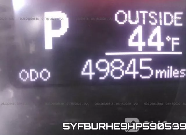 5YFBURHE9HP590539 фото 4