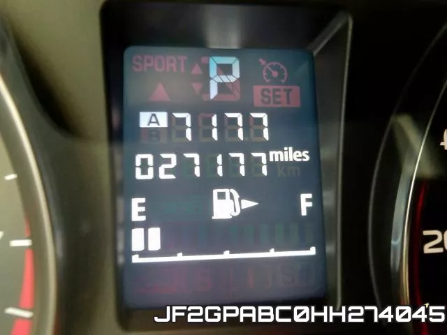 JF2GPABC0HH274045 фото 7