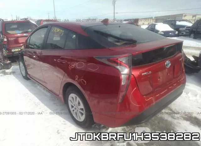 JTDKBRFU1H3538282 фото 3