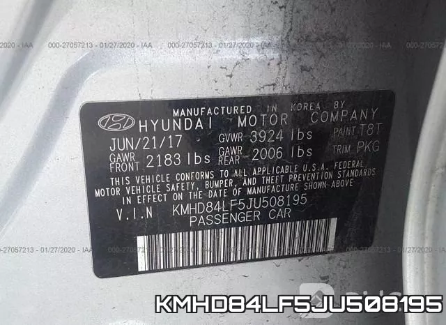 KMHD84LF5JU508195 фото 9